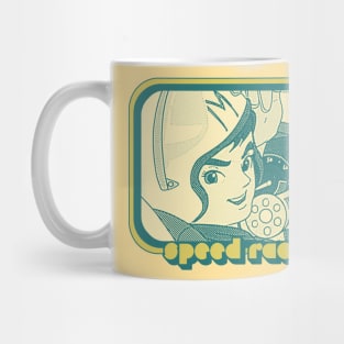 Speed Racer // Retro Style Design Mug